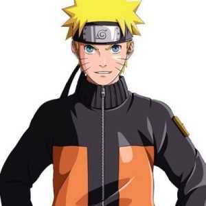Naruto Shippuden Uzumaki Black and Orange Jacket