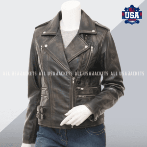 Womens Cafe Racer Leather Jacket